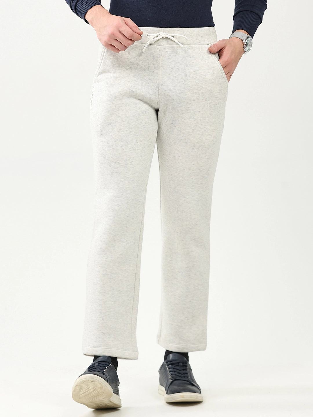 Cotton Fleece-Lined Casual Lower