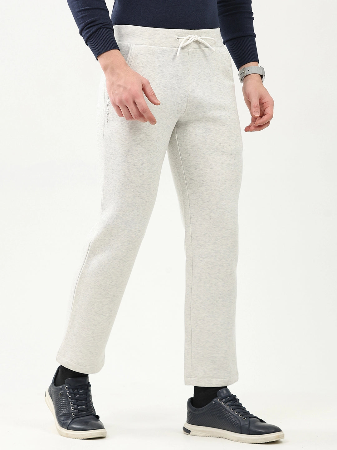 Cotton Fleece-Lined Casual Lower