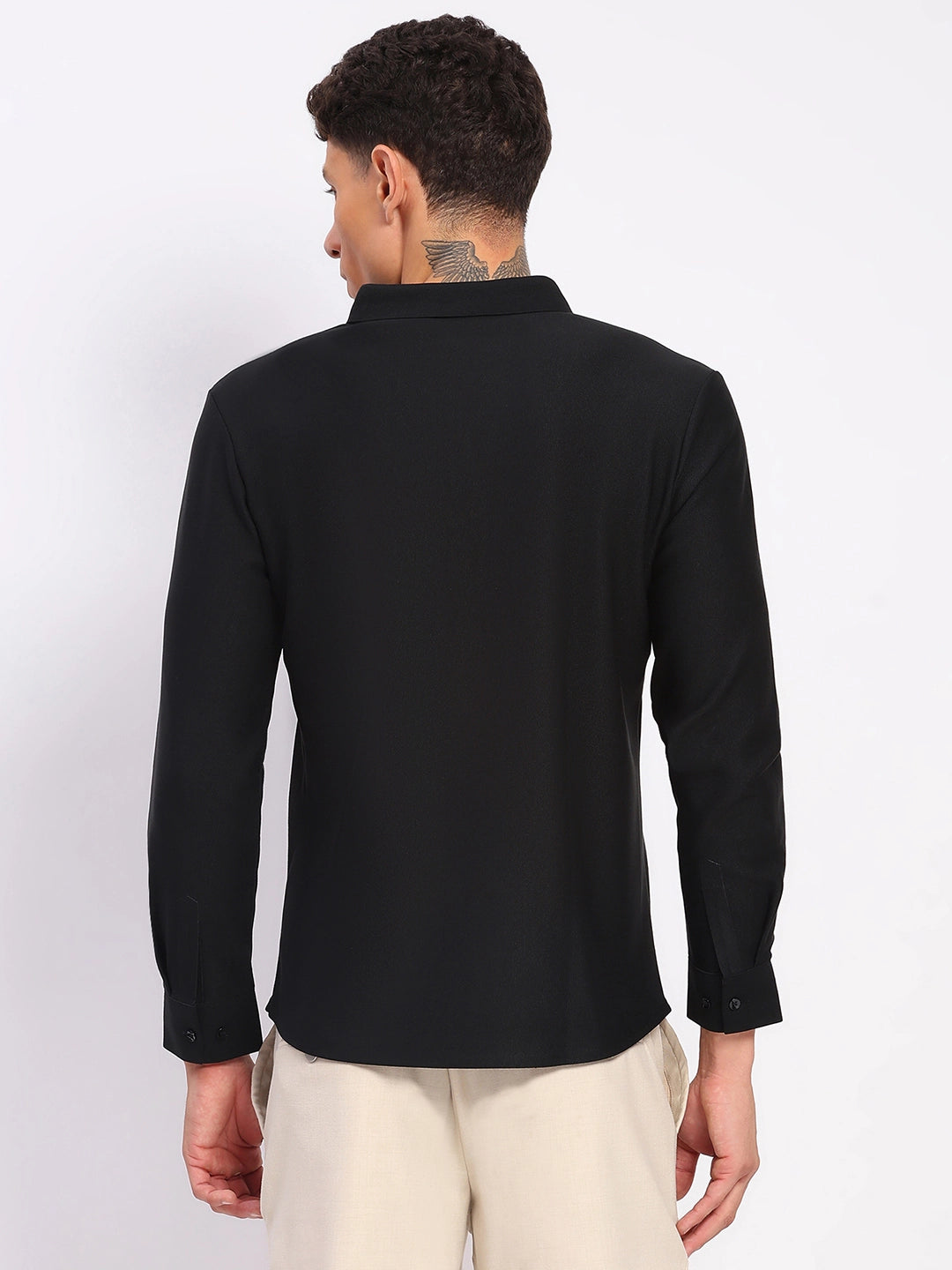 Men's Fleece-Lined Stretch Winter Shirt - Global Republic