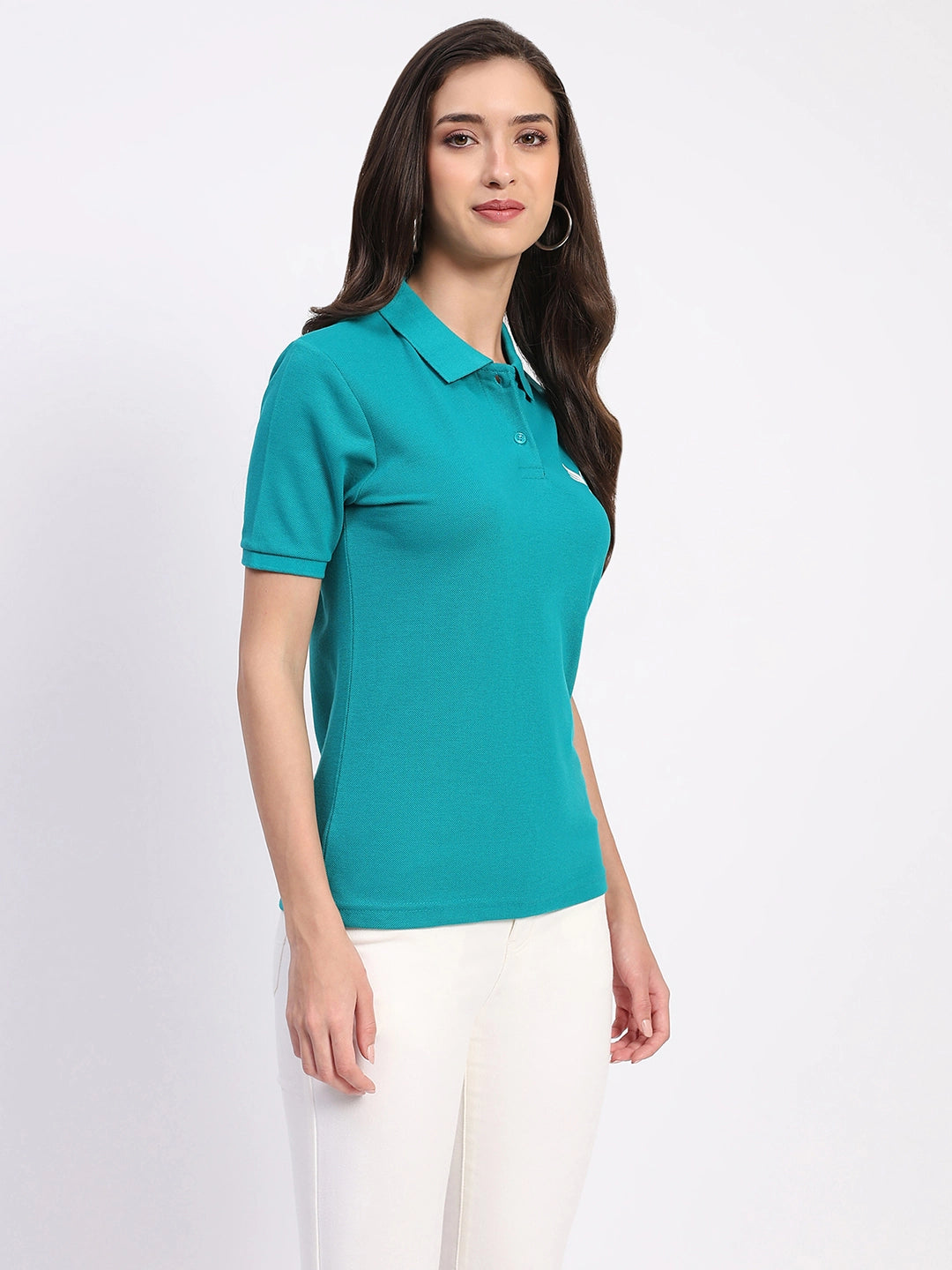Teal GR Branded Polo T-Shirt - Global Republic