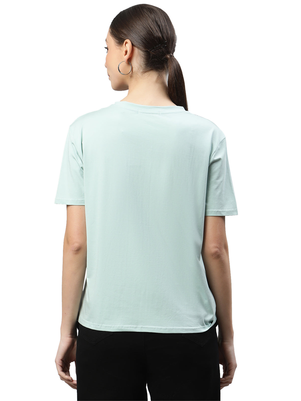 Green Cotton Regular Fit Top - Global Republic
