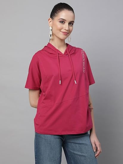 Hot Pink Cotton Blend Top - Global Republic