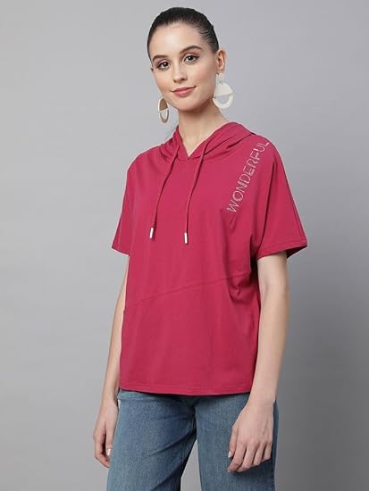 Hot Pink Cotton Blend Top - Global Republic
