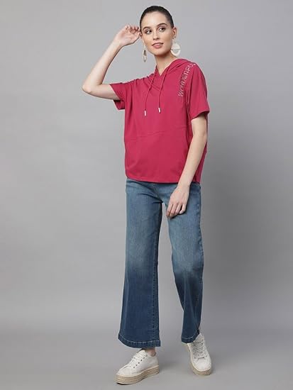 Hot Pink Cotton Blend Top - Global Republic