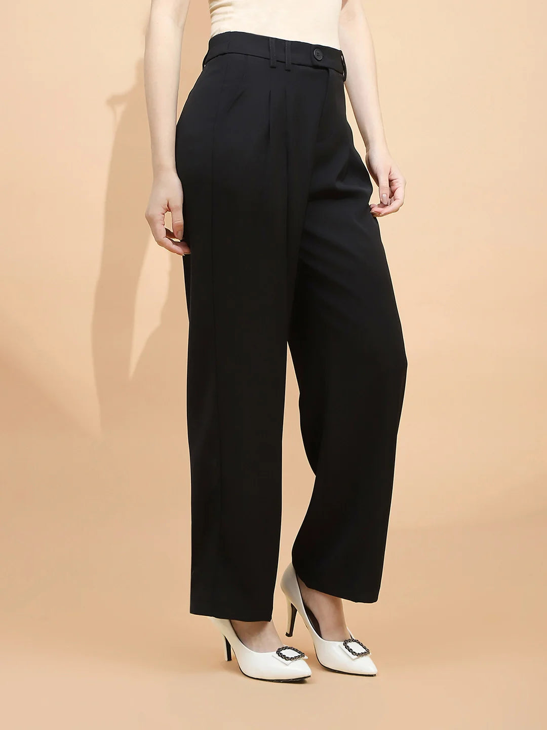 Black Loose Fit Trouser