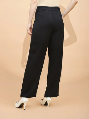 Black Loose Fit Trouser
