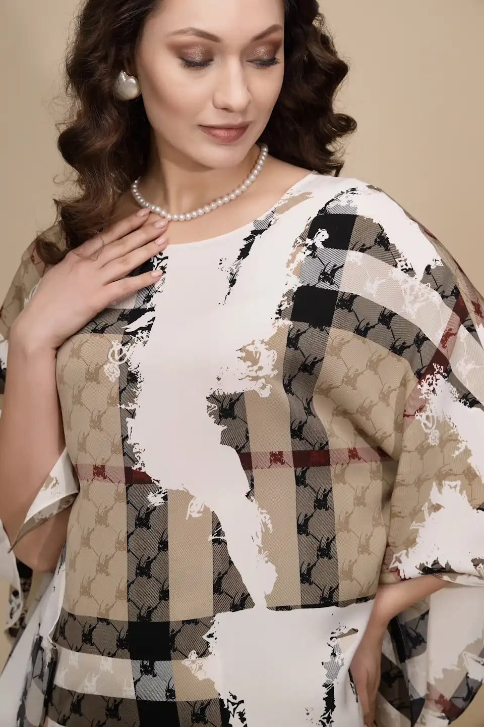 Khaki  Regular Fit Co-Ord Set - Global Republic