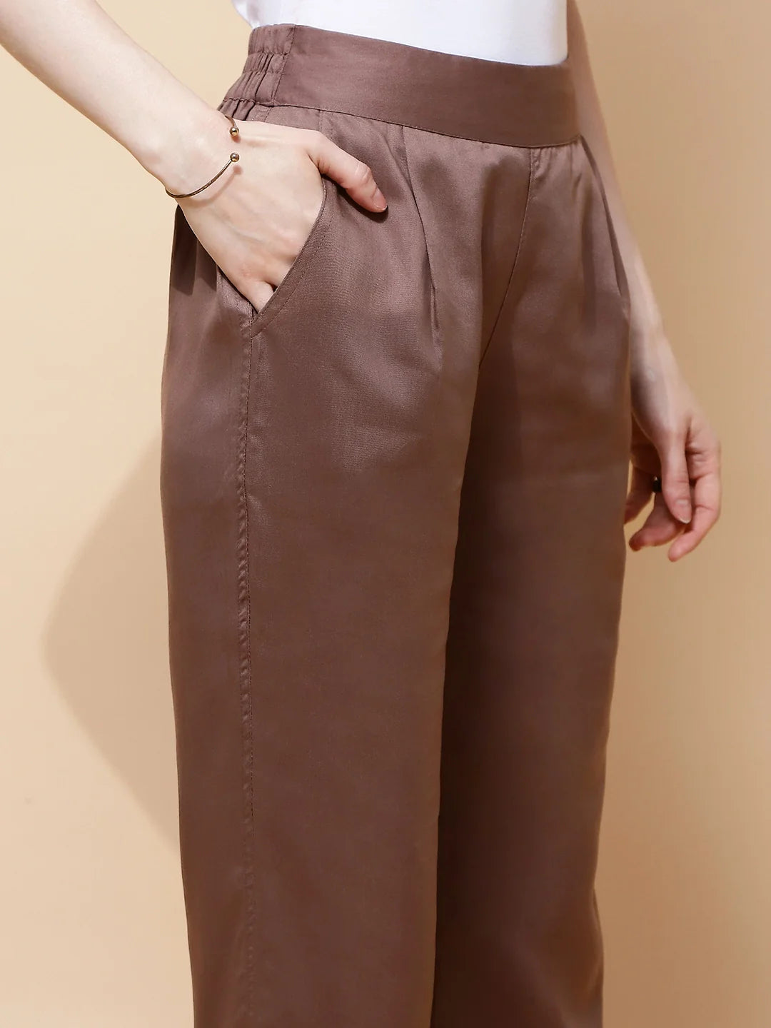 Rayon Relaxed Fit Lower