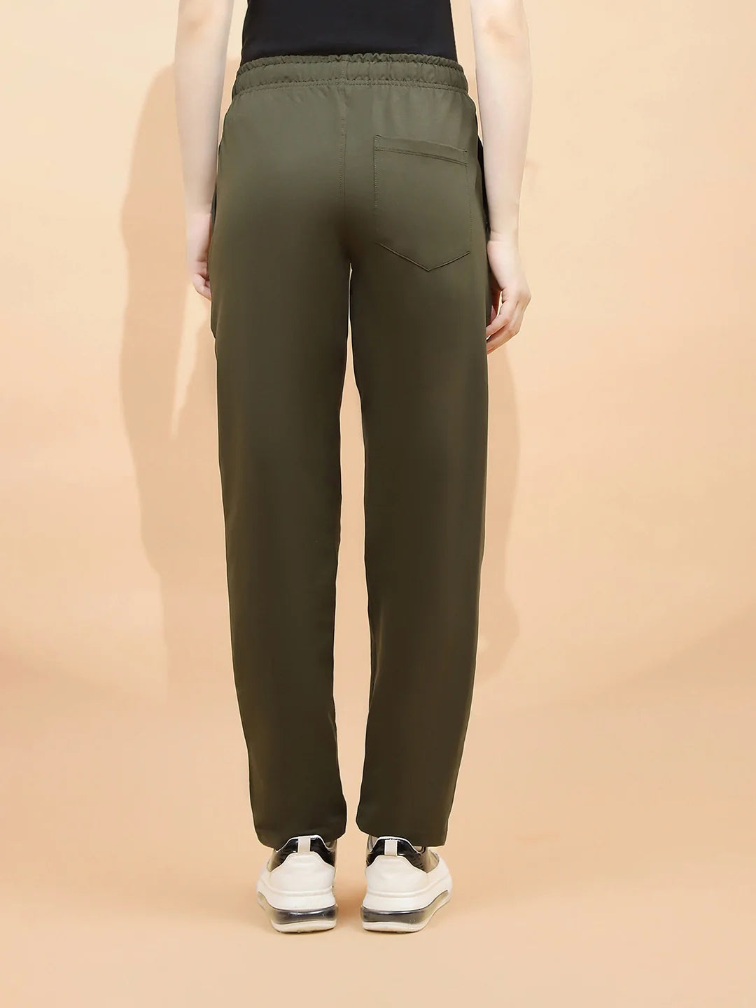 Olive Green Cotton Blend Lower - Global Republic