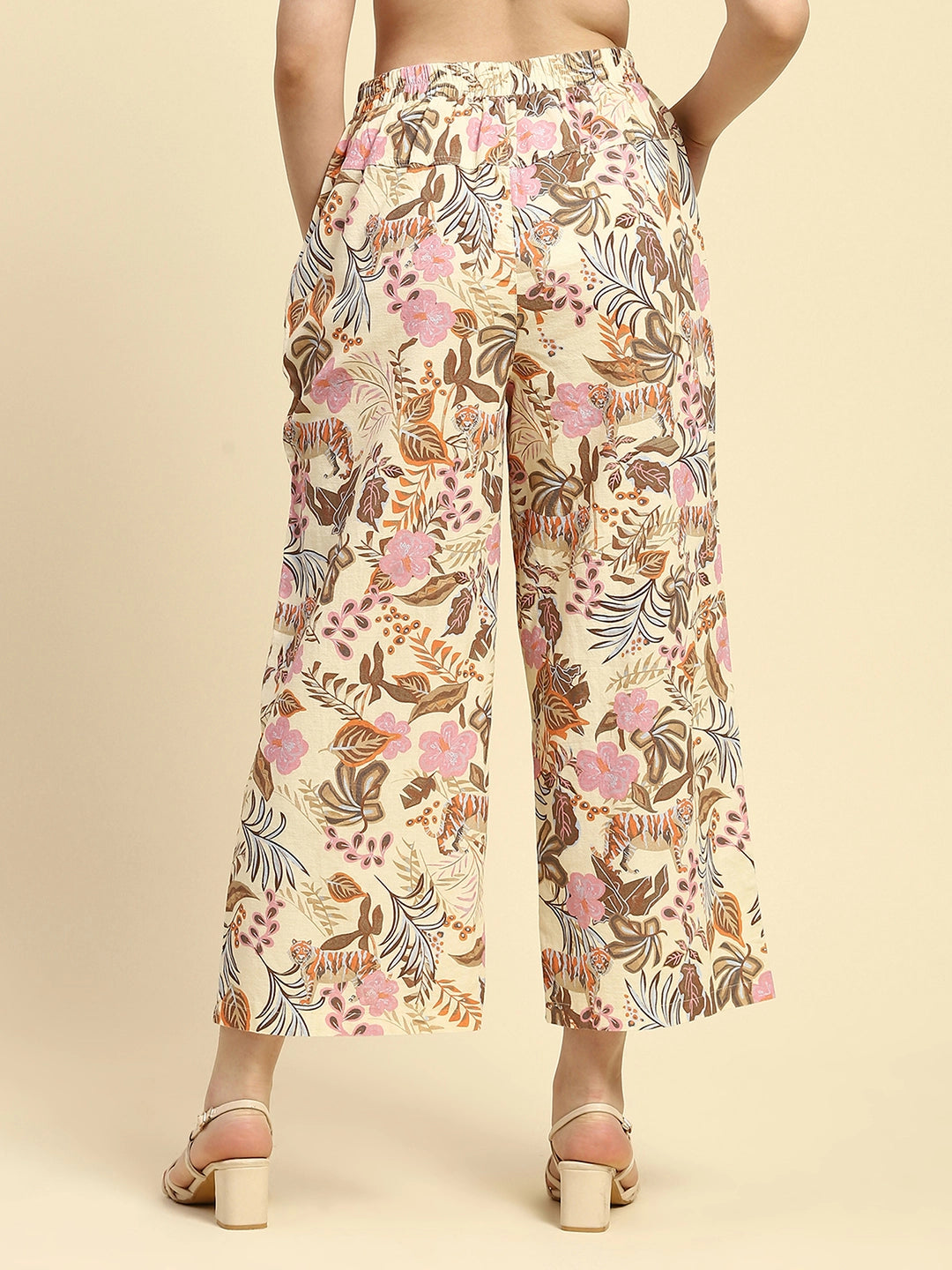 Multi Pastel Tropical Cotton Lower - Global Republic