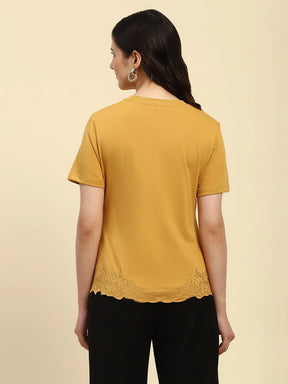 Embroidered UV Protection Cotton Top