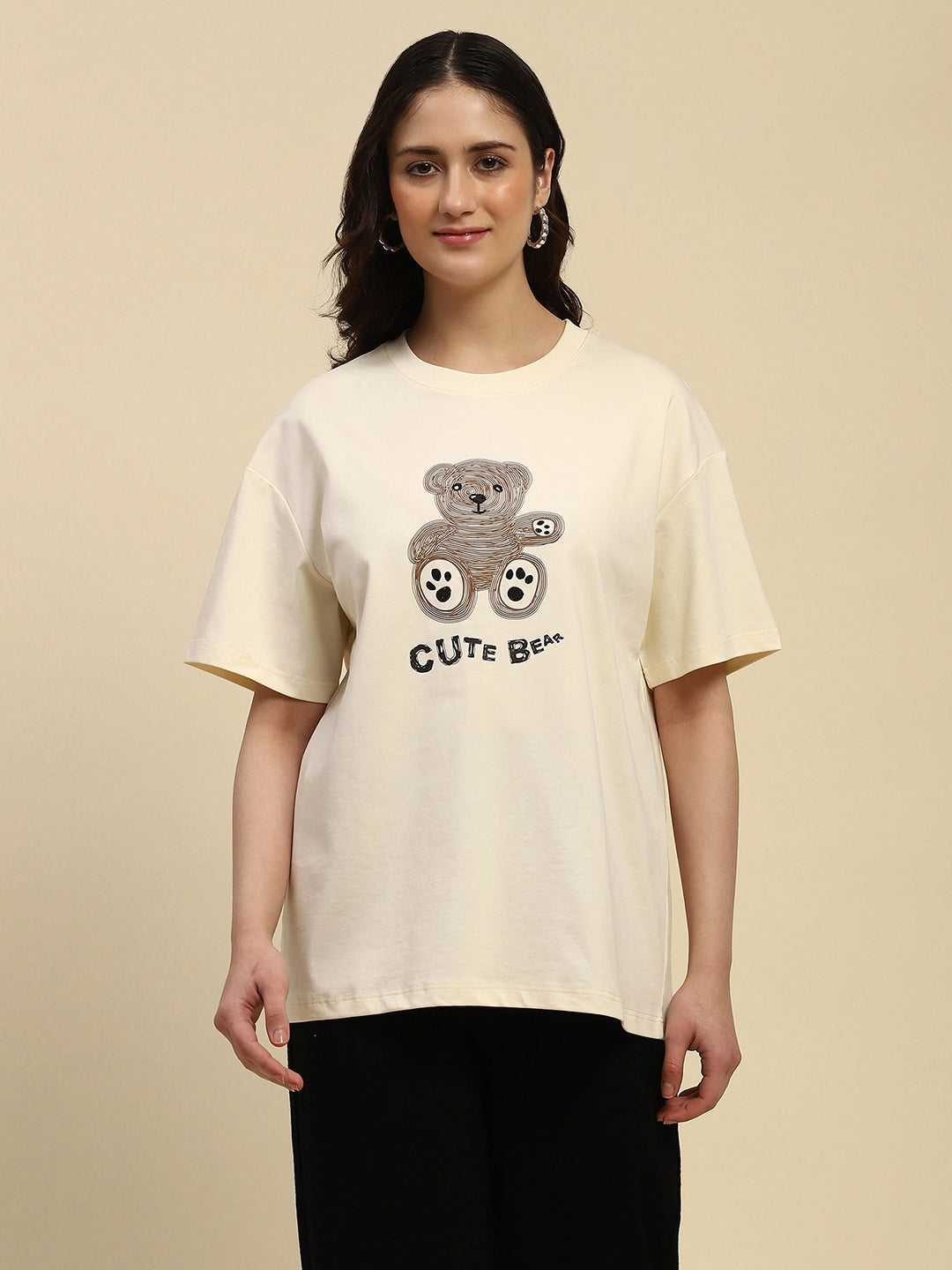 UV Protective Graphic Oversized Top - Global Republic