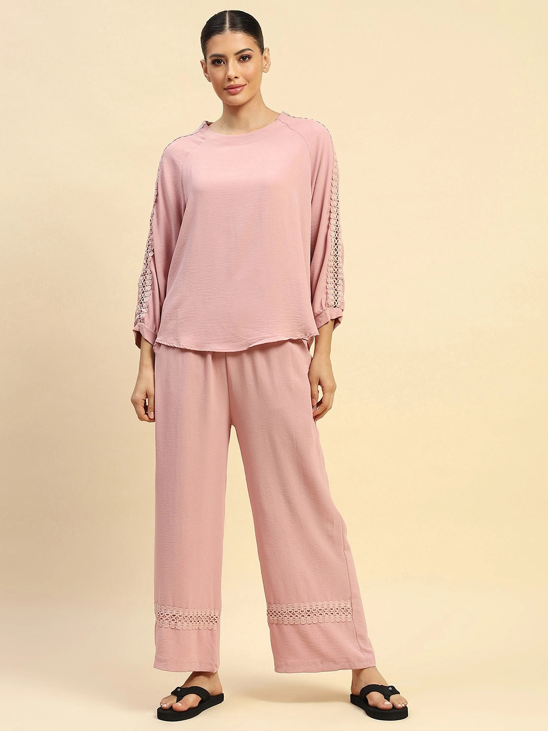 Onion Poly Rayon Relaxed Fit Nightsuit
