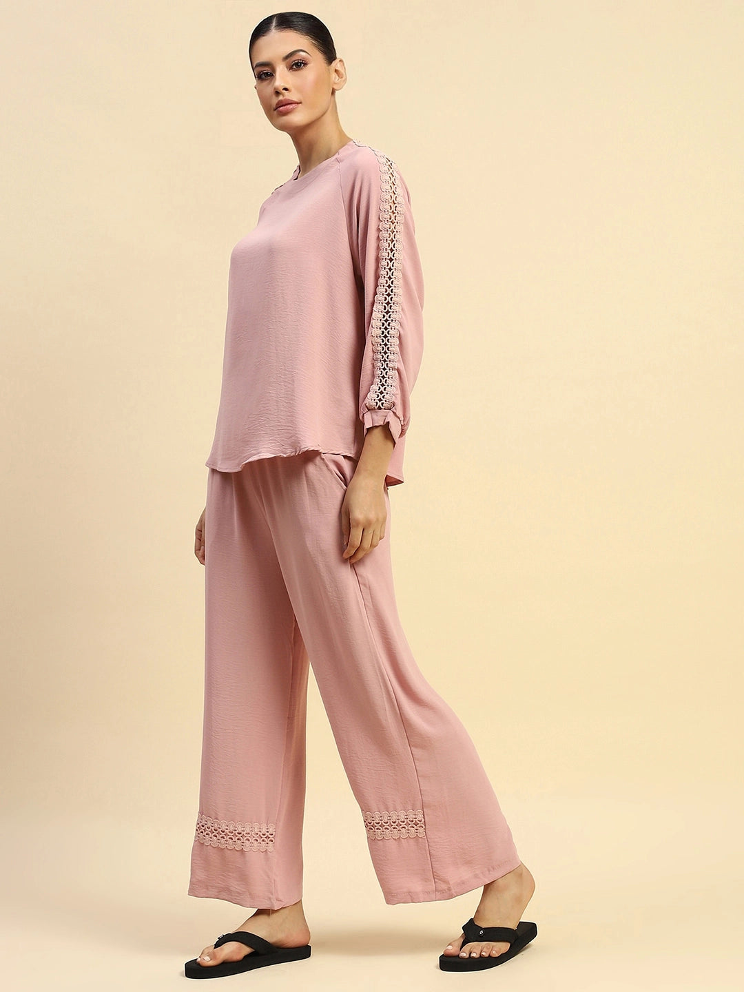 Onion  Rayon Relaxed Nightsuit - Global Republic