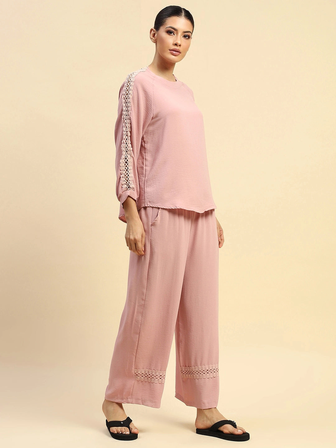 Onion  Rayon Relaxed Nightsuit - Global Republic
