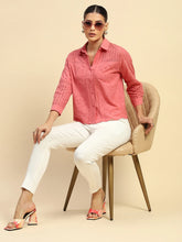 Schiffli  Embroidered Loose Fit Shirt