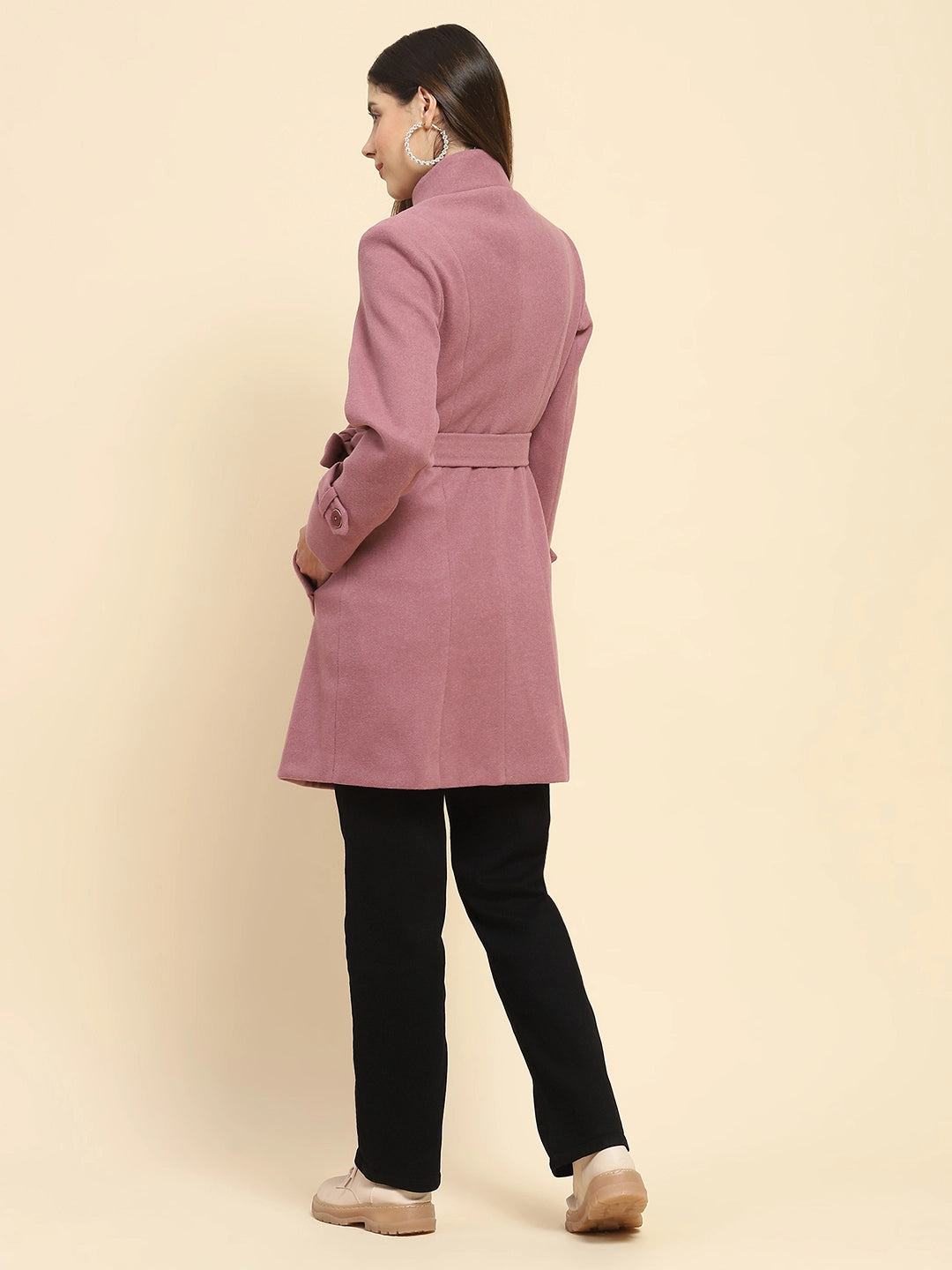 Falsa Poly Blend Winter Long Coat