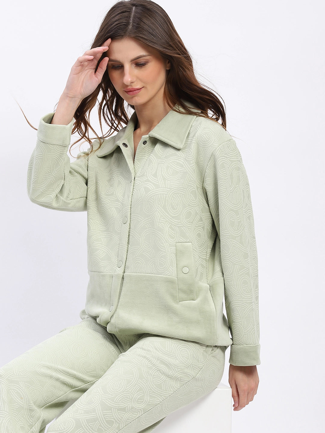 Shacket-Style Winter Night Suit - Global Republic