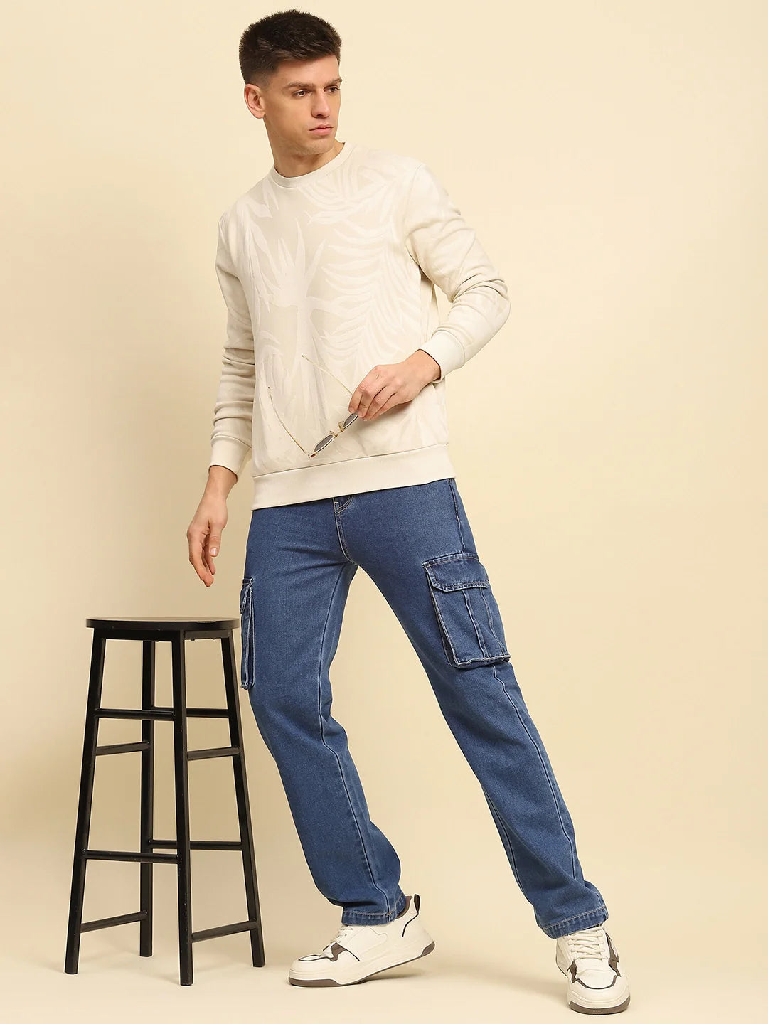Natural Textured Sweatshirt - Global Republic