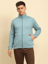 Blue Ploy Blend Solid Sweatshirt