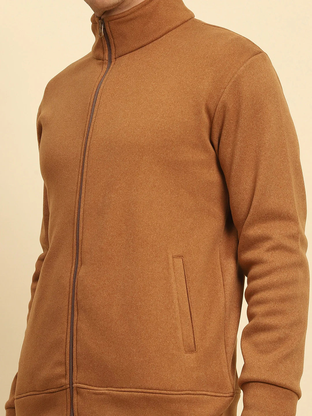 Camel  Solid Sweatshirt - Global Republic