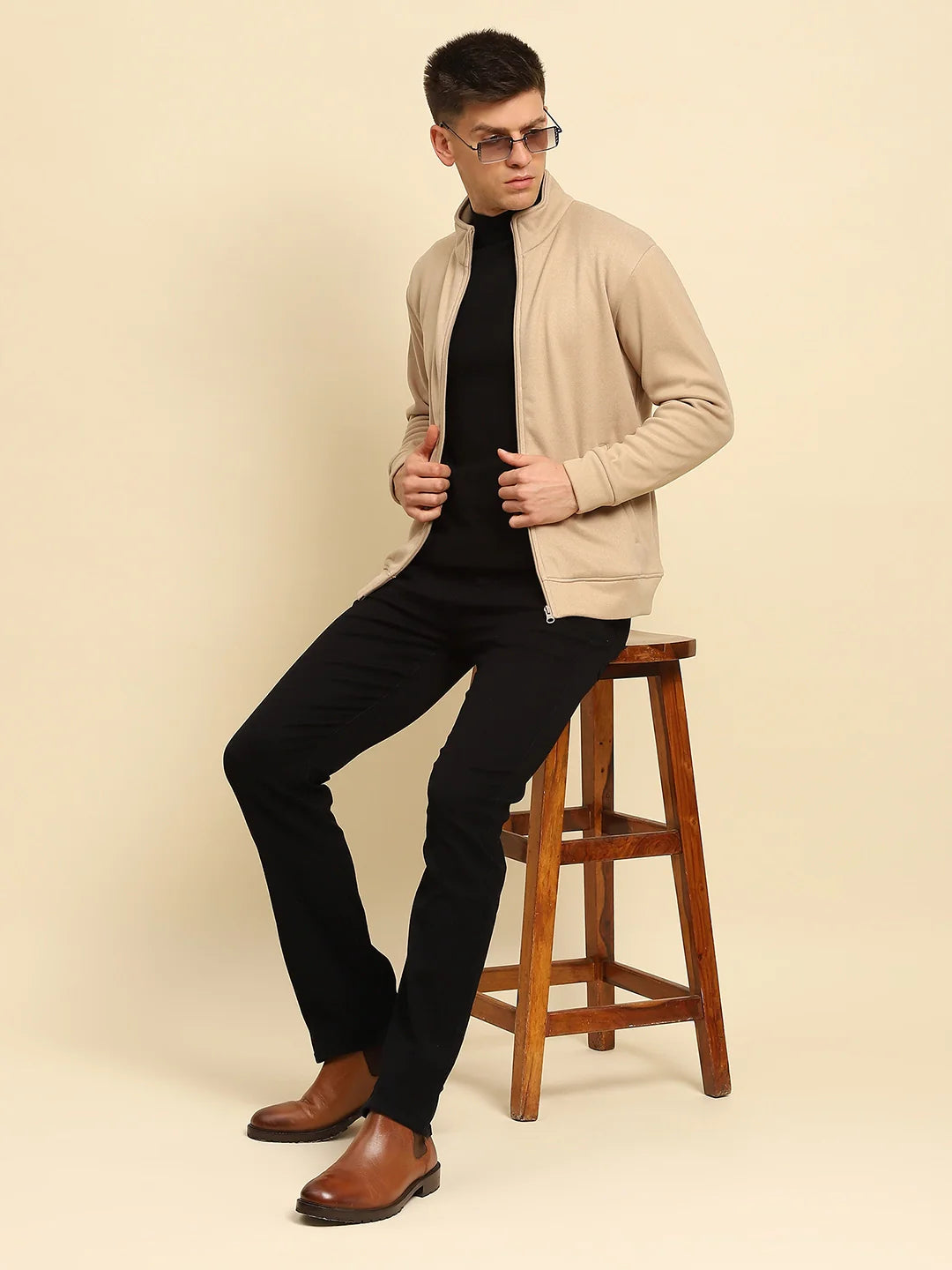 Solid  Fawn Sweatshirt - Global Republic