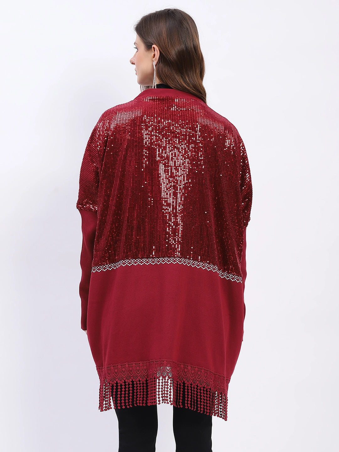 Winter Sequined Party Shrug - Global Republic