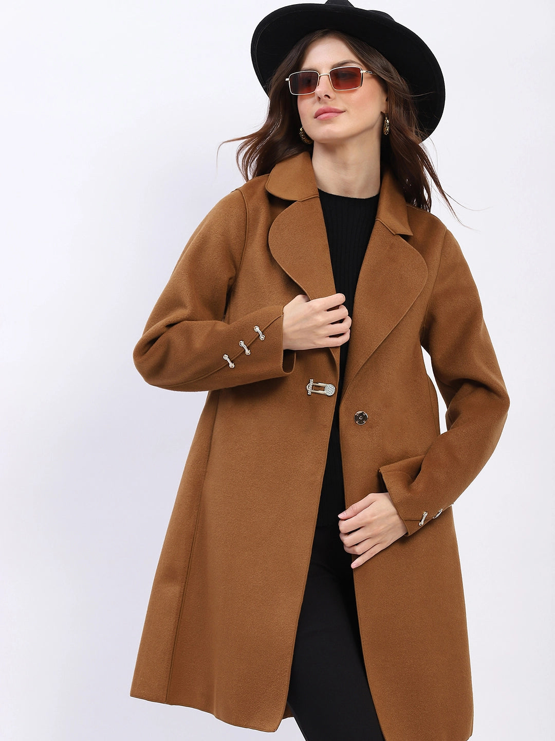 Winter Luxe Tan Coat - Global Republic