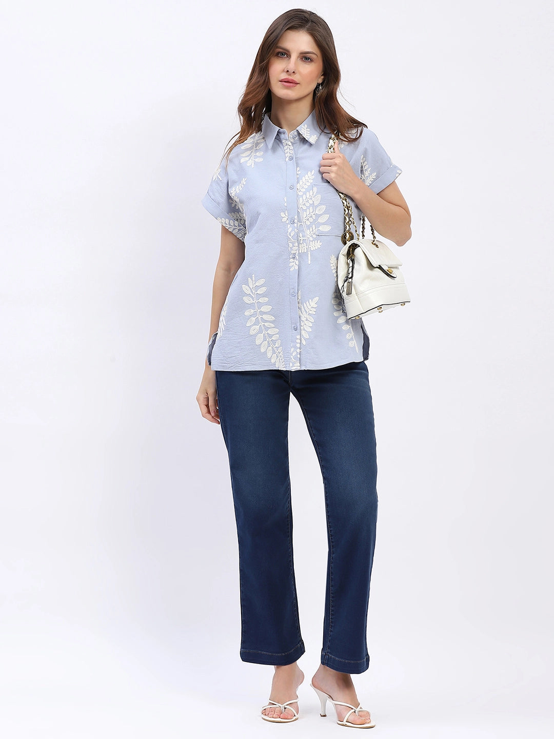 Cotton Boxy Fit Summer Shirt - Global Republic