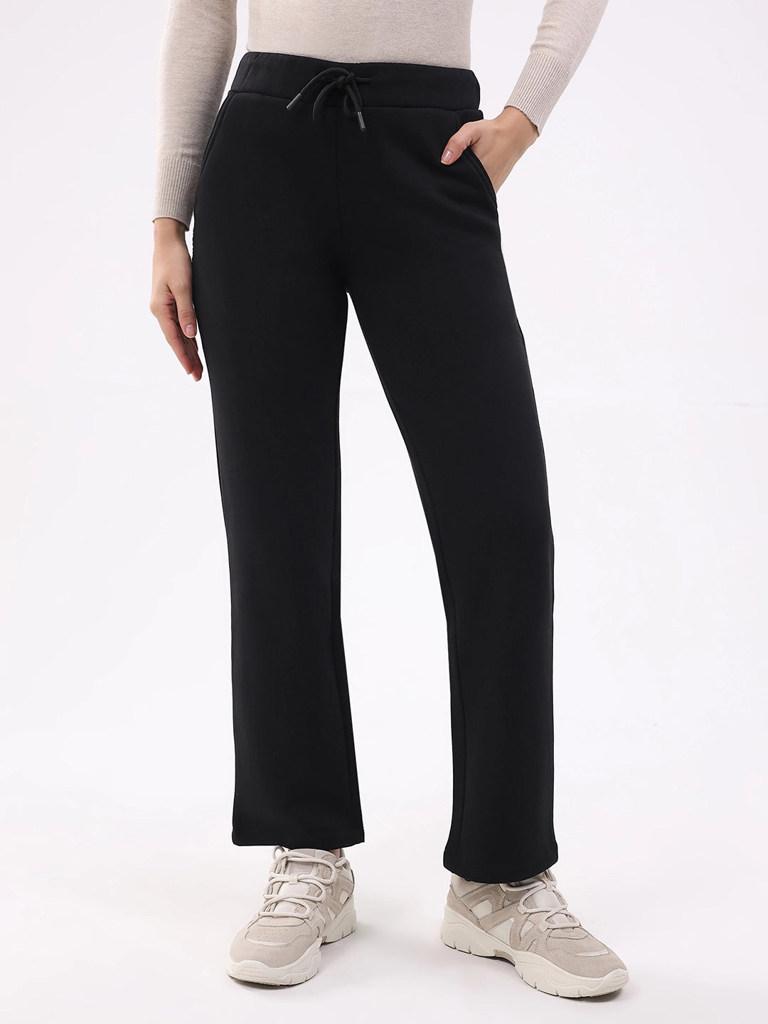 Black Fleece-Lined Winter Lower - Global Republic