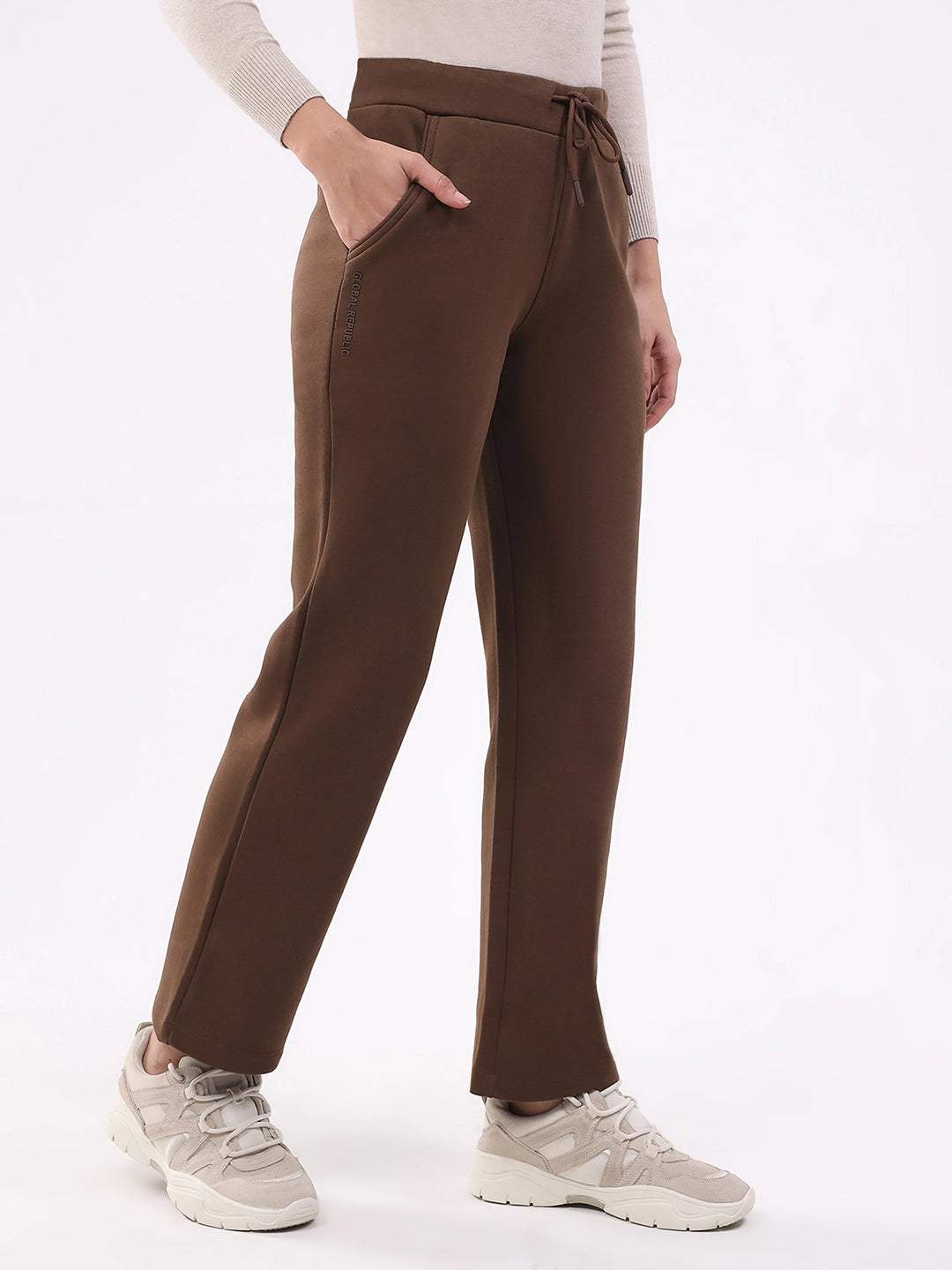Brown Fleece-Lined Winter Lower - Global Republic
