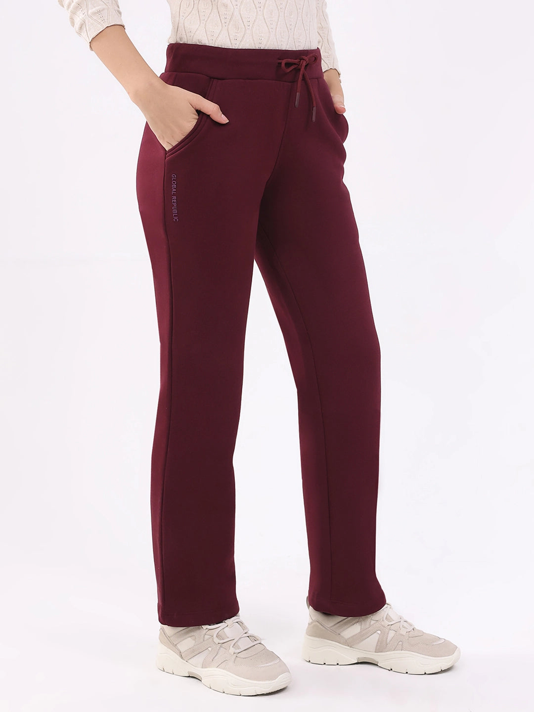Wine Fleece-Lined Winter Lower - Global Republic