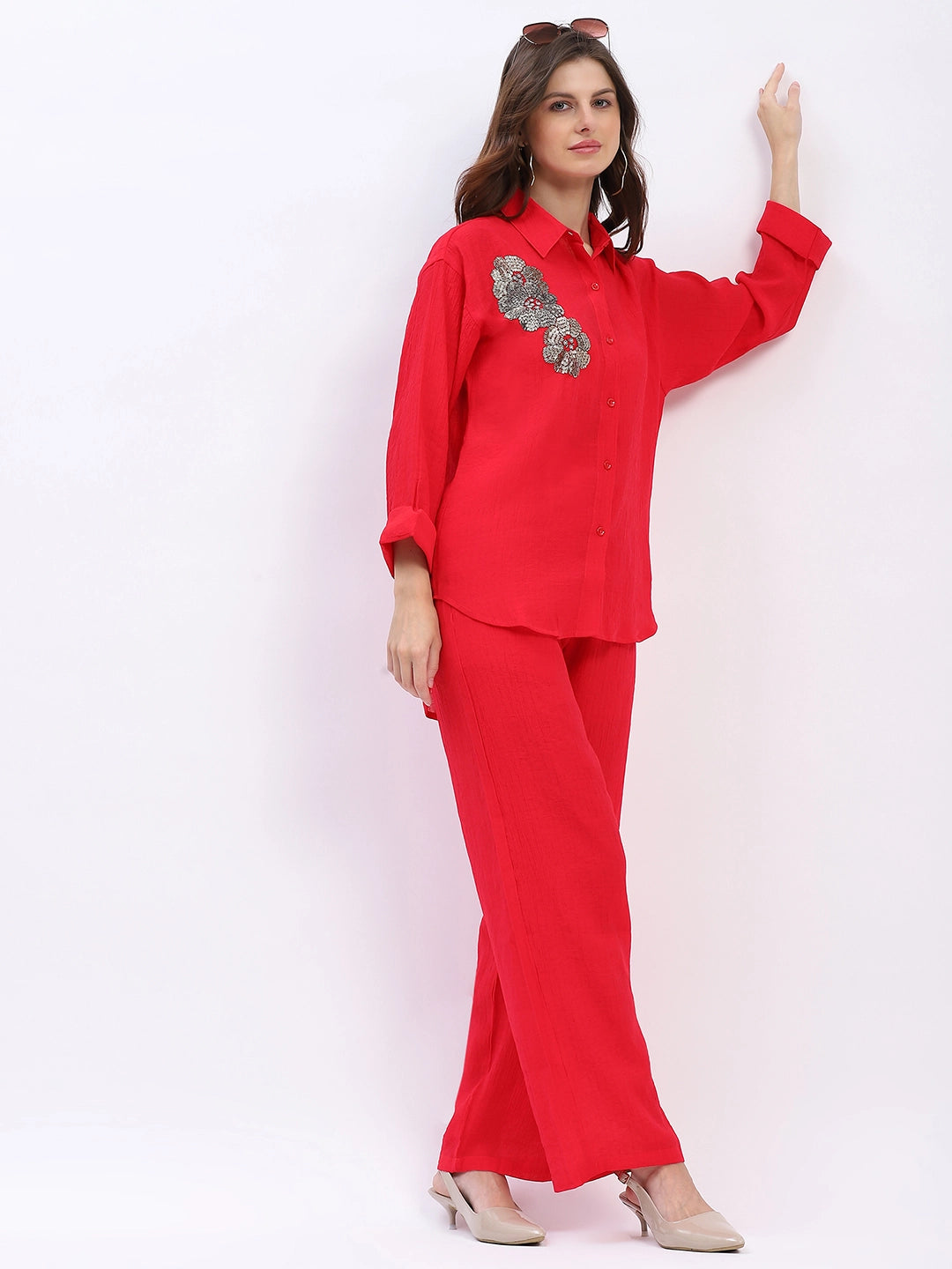 Festive Embellished Co-ord Set - Global Republic