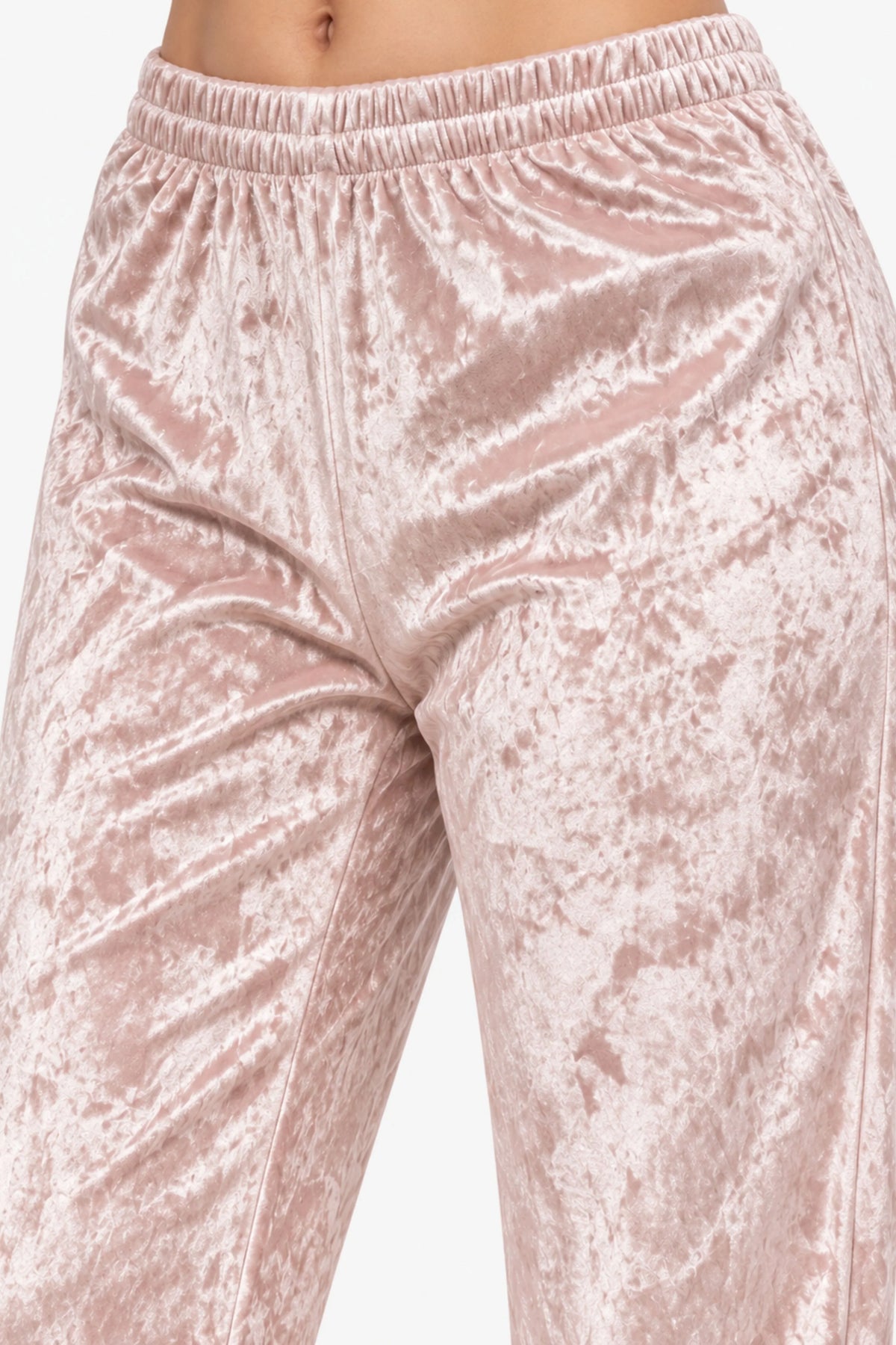 Pastel Pink Solid Winter Night Suit-Global Republic
