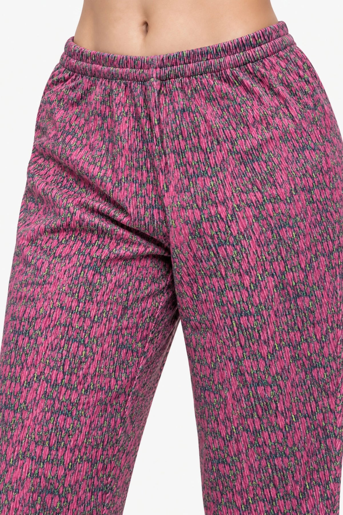 Mauve Abstract Print Winter Night Suit-Global Republic