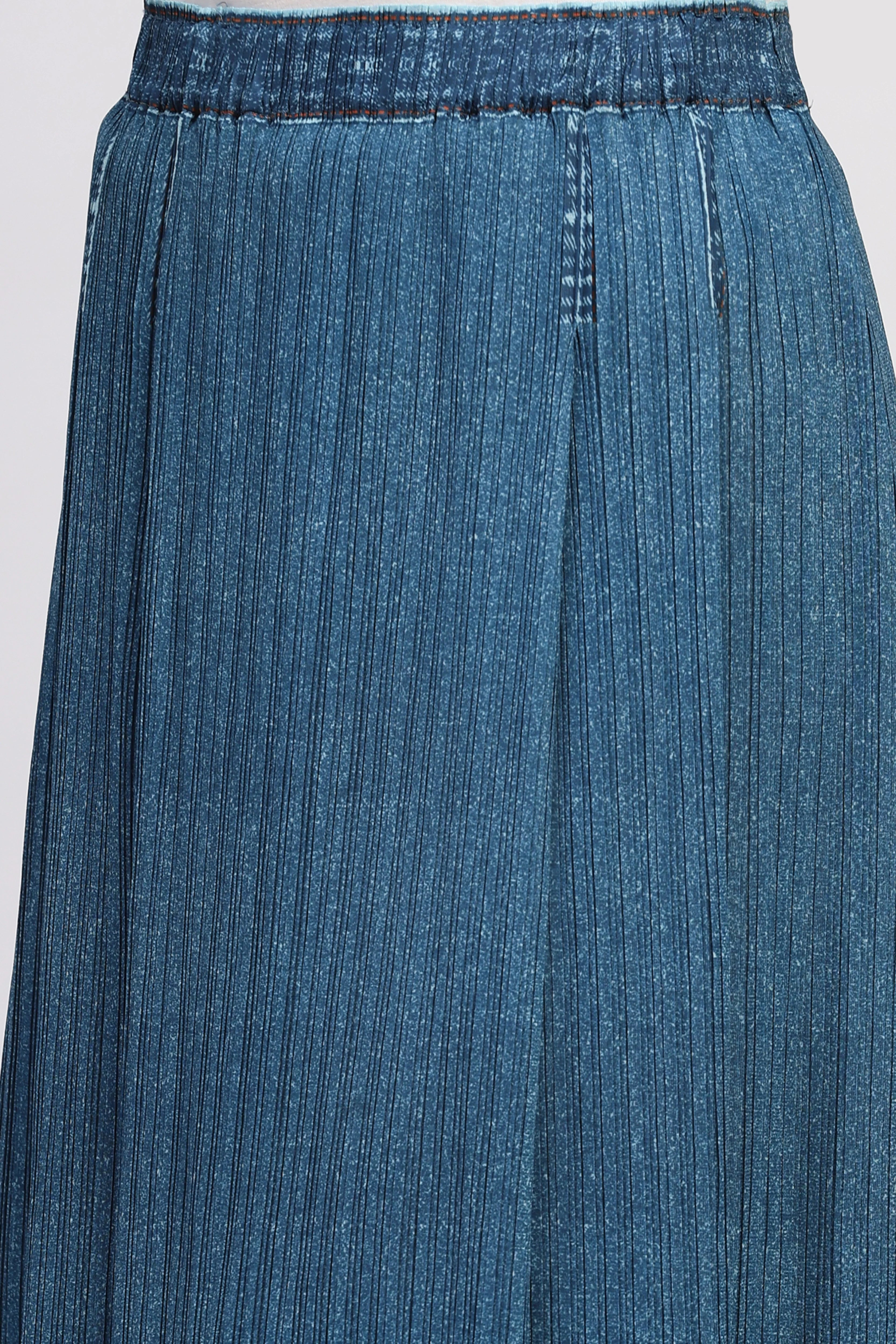 Pleated Scarf Detail Co-ord Set