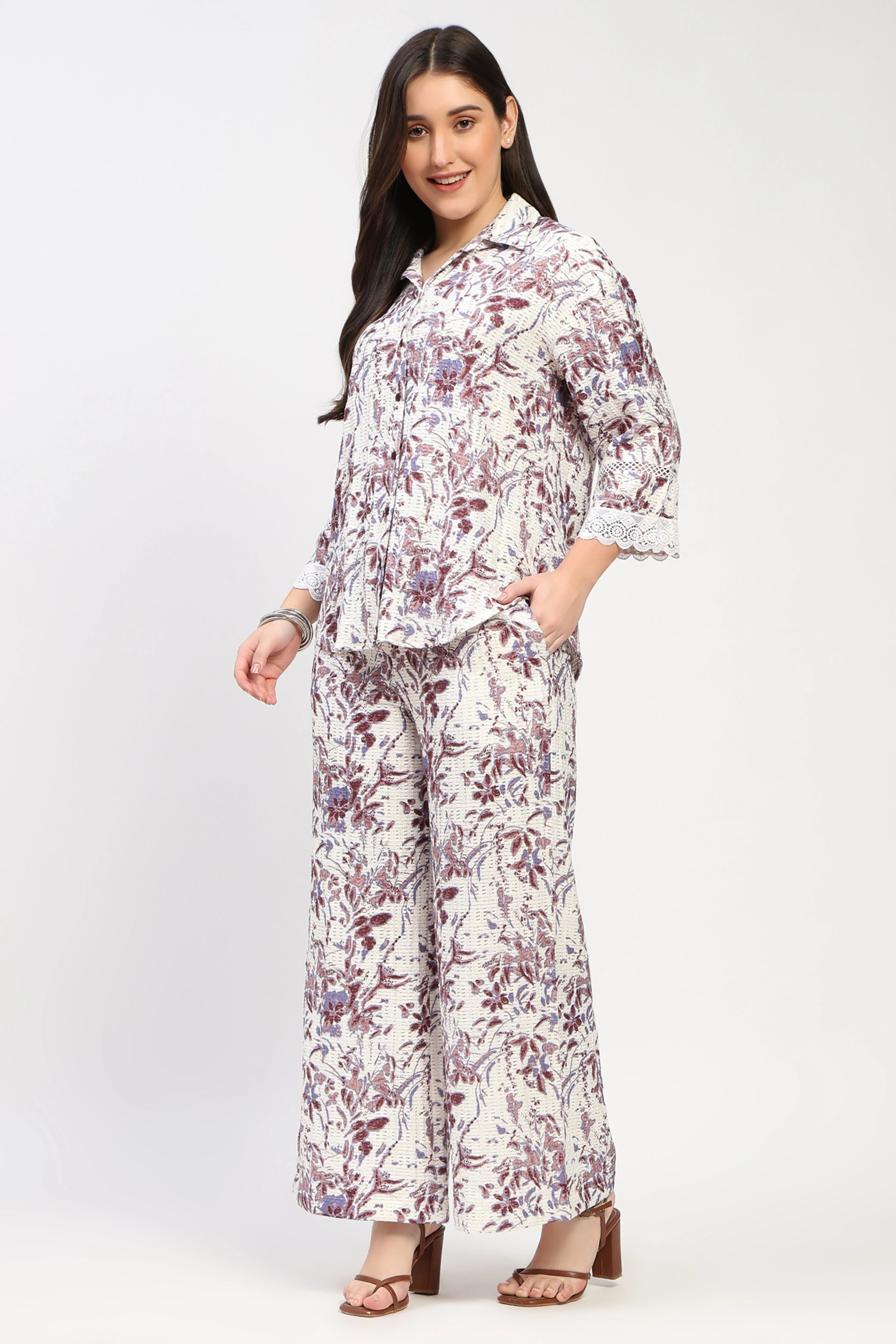 Multicolor Printed Co-Ord Set-Global Republic