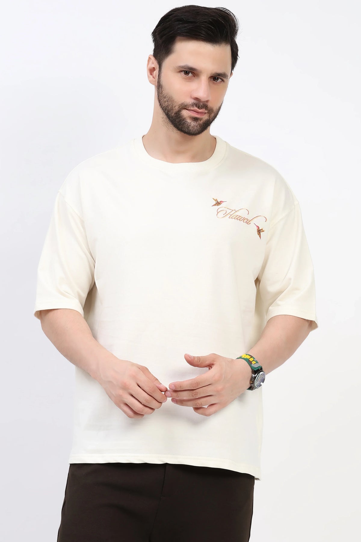 Jungle Print Oversized T-Shirt-Global Republic