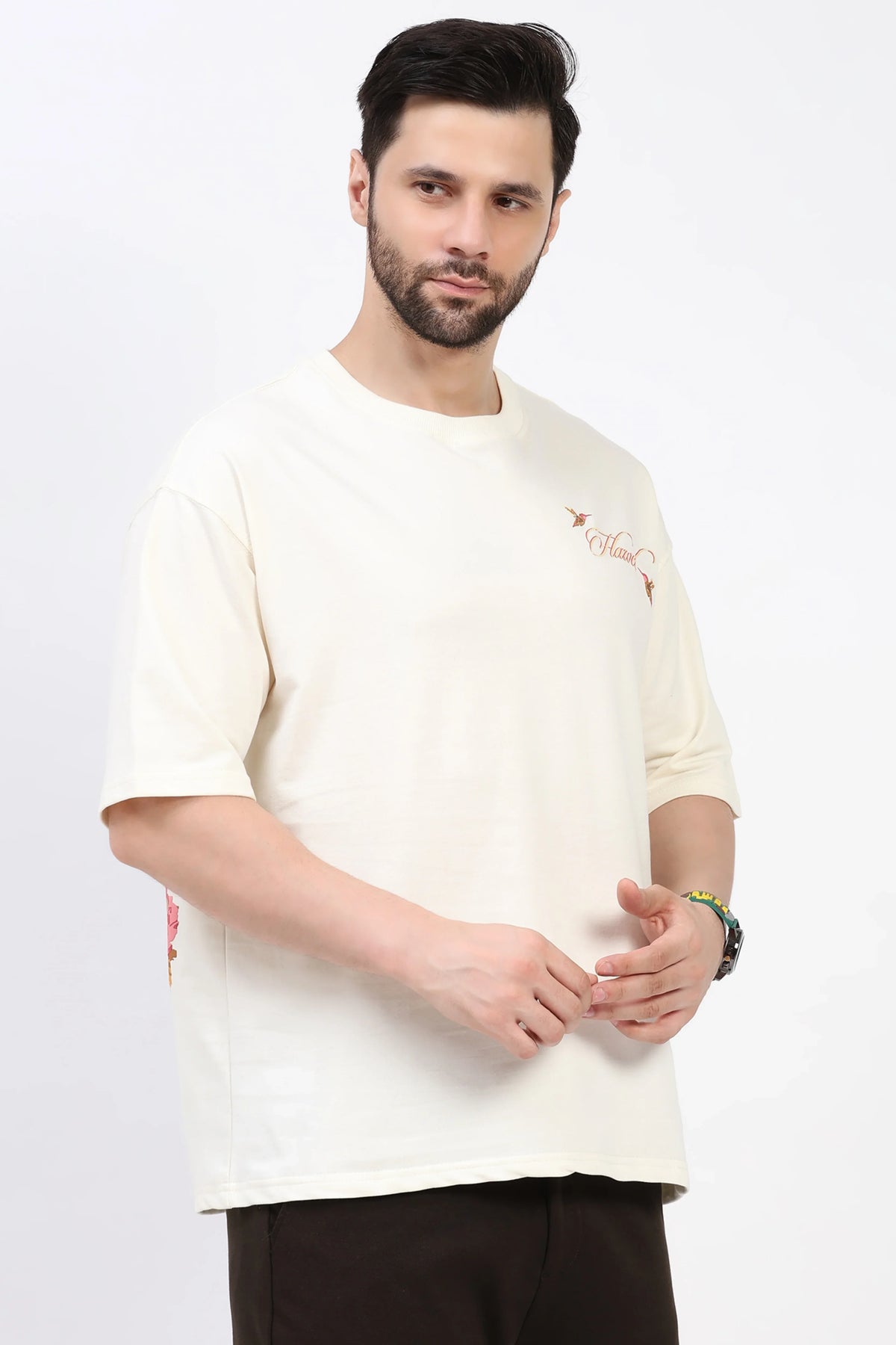 Jungle Print Oversized T-Shirt-Global Republic