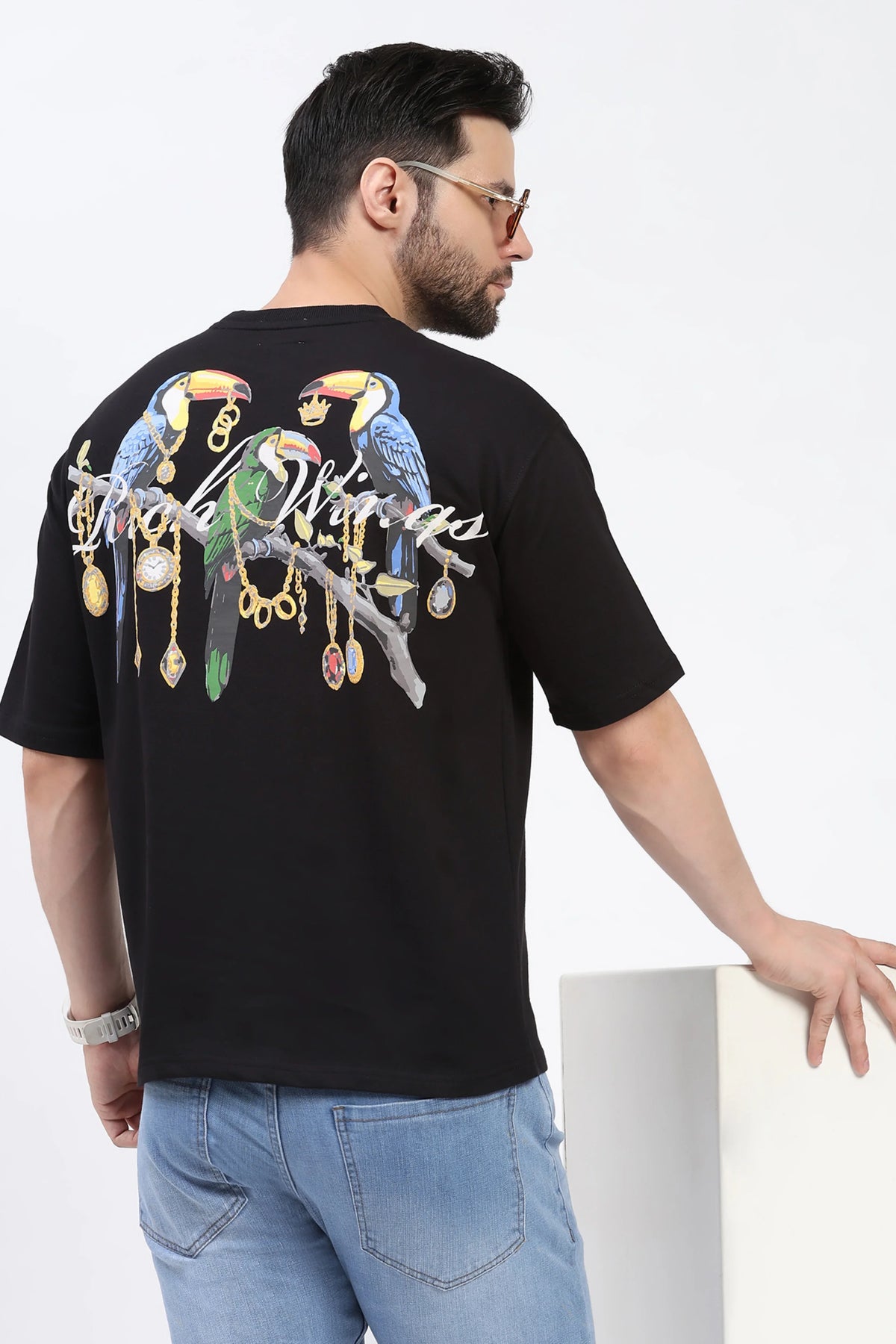 Risk Kings Graphic Oversized T-Shirt-Global Republic