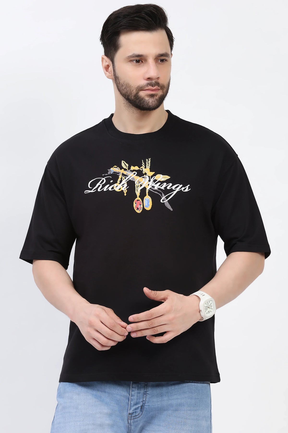 Risk Kings Graphic Oversized T-Shirt-Global Republic