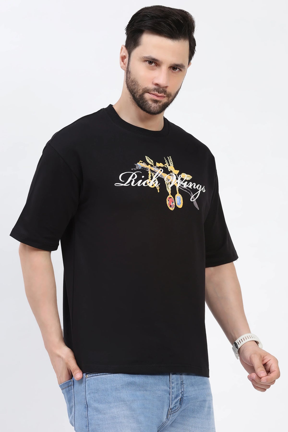 Risk Kings Graphic Oversized T-Shirt-Global Republic
