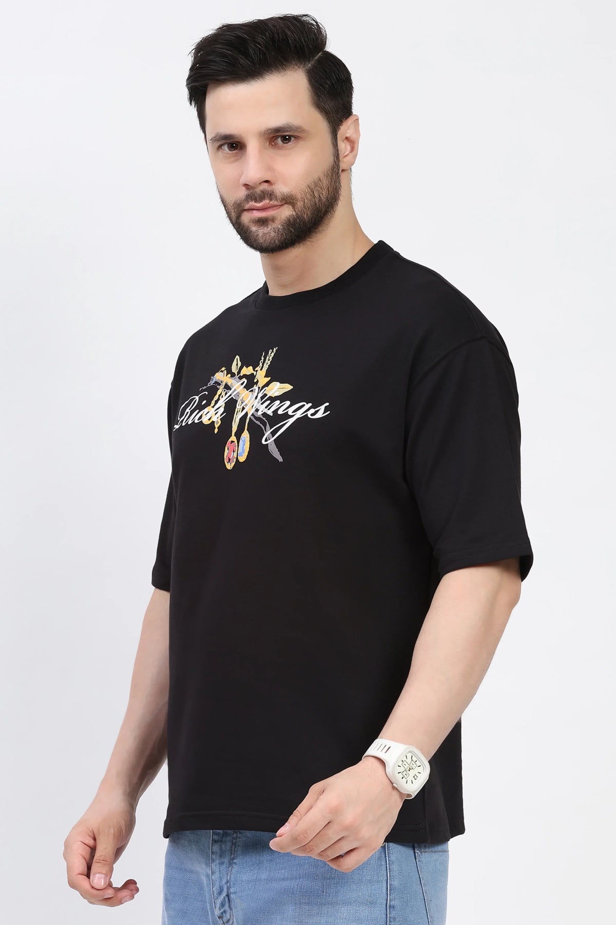 Risk Kings Graphic Oversized T-Shirt-Global Republic
