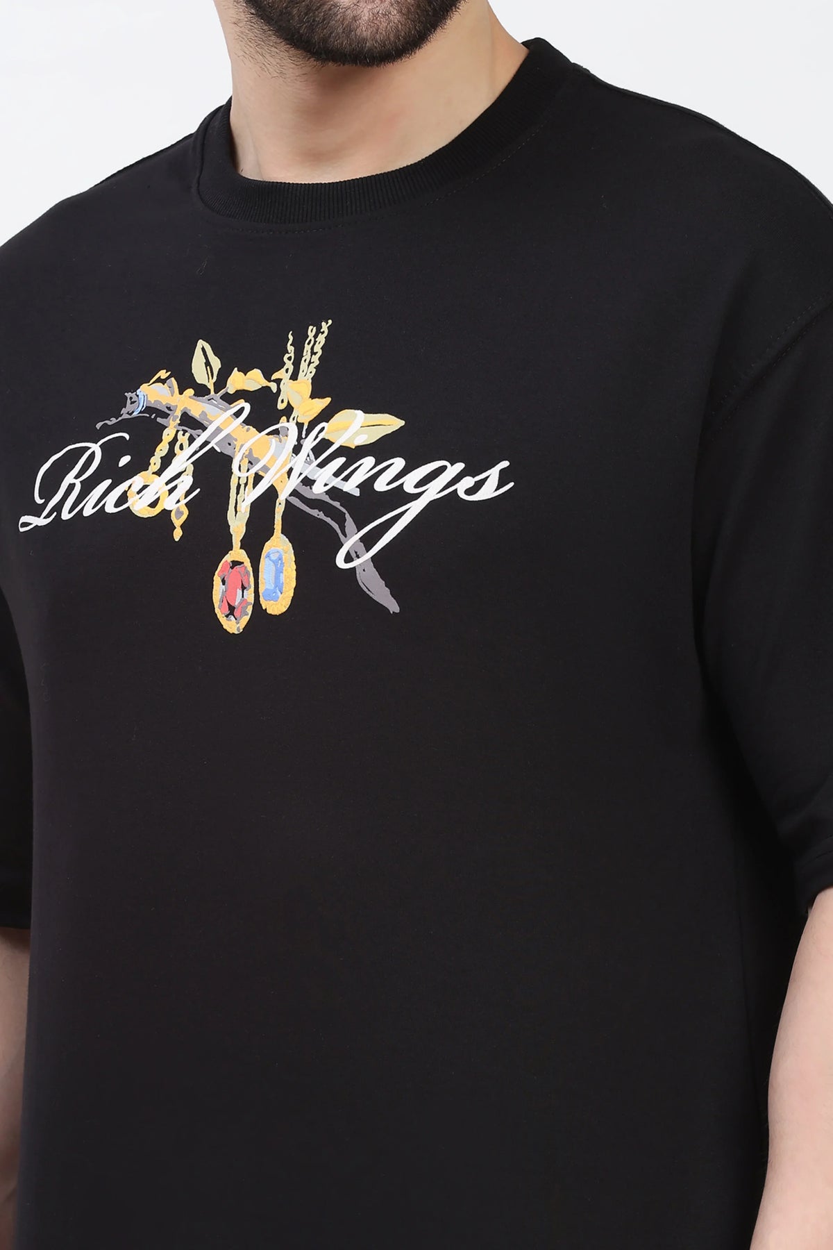 Risk Kings Graphic Oversized T-Shirt-Global Republic