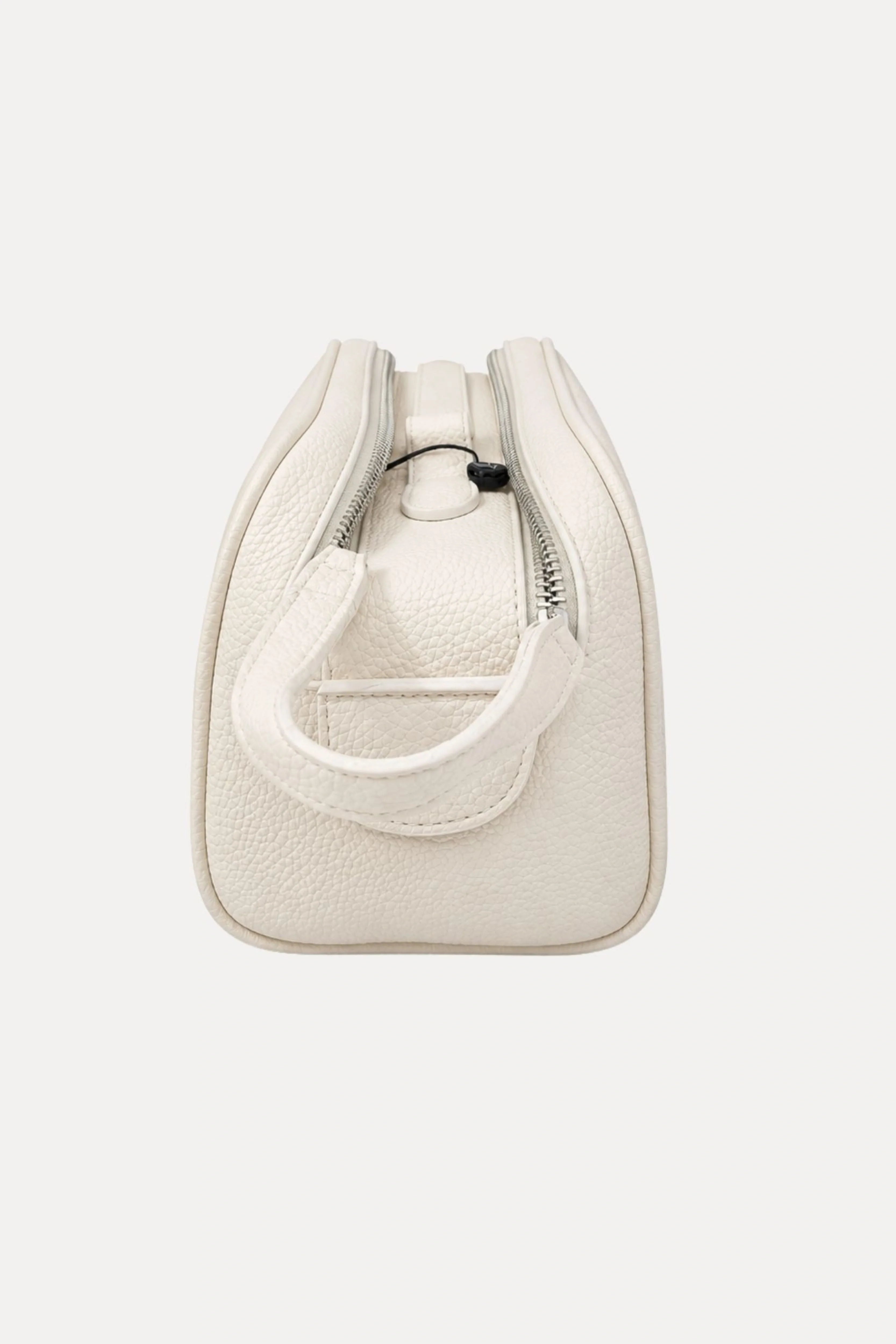 Cream PU Utility Kit Bag-Global Republic