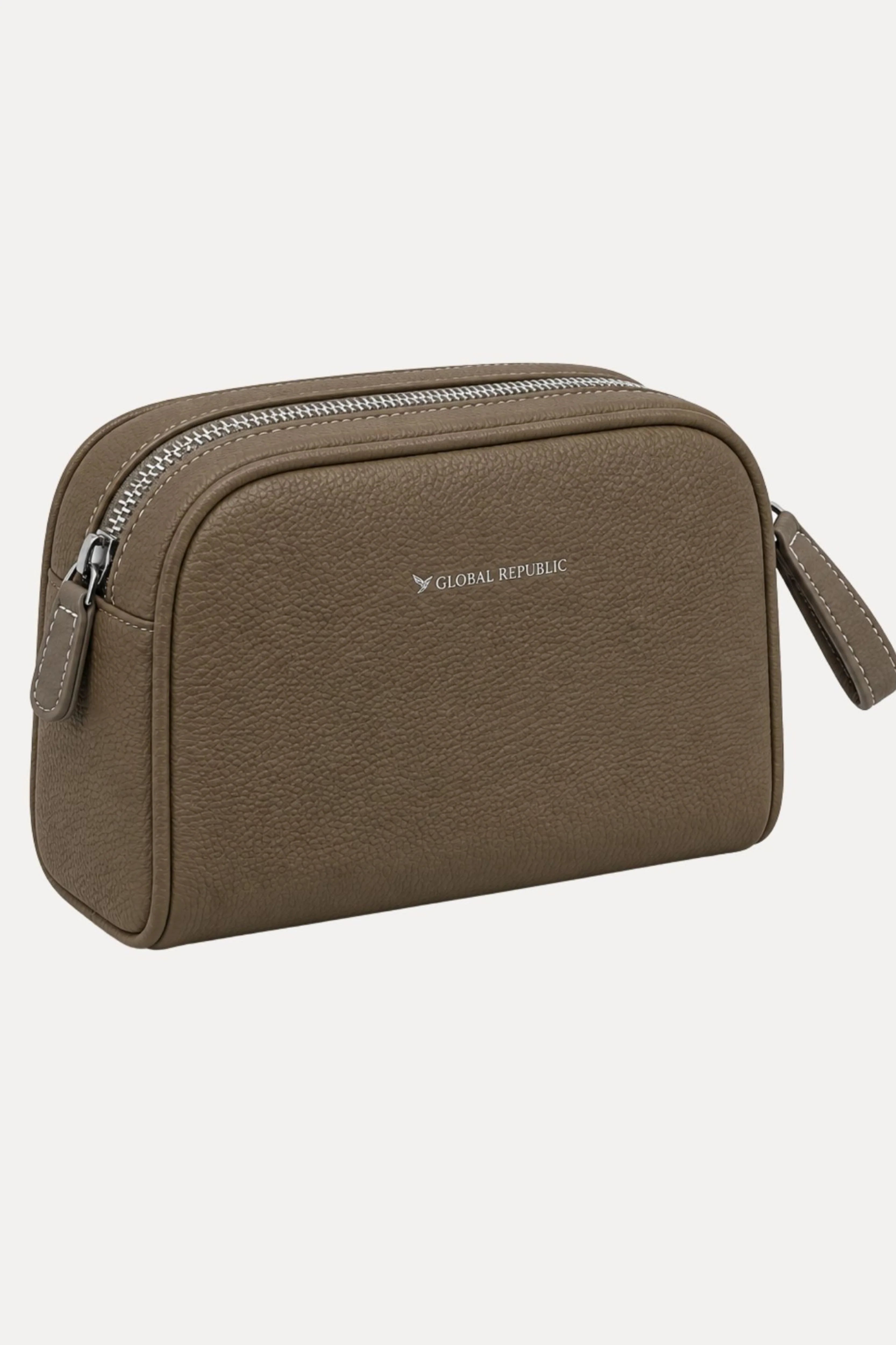 Elephant Grey Utility Kit Bag-Global Republic