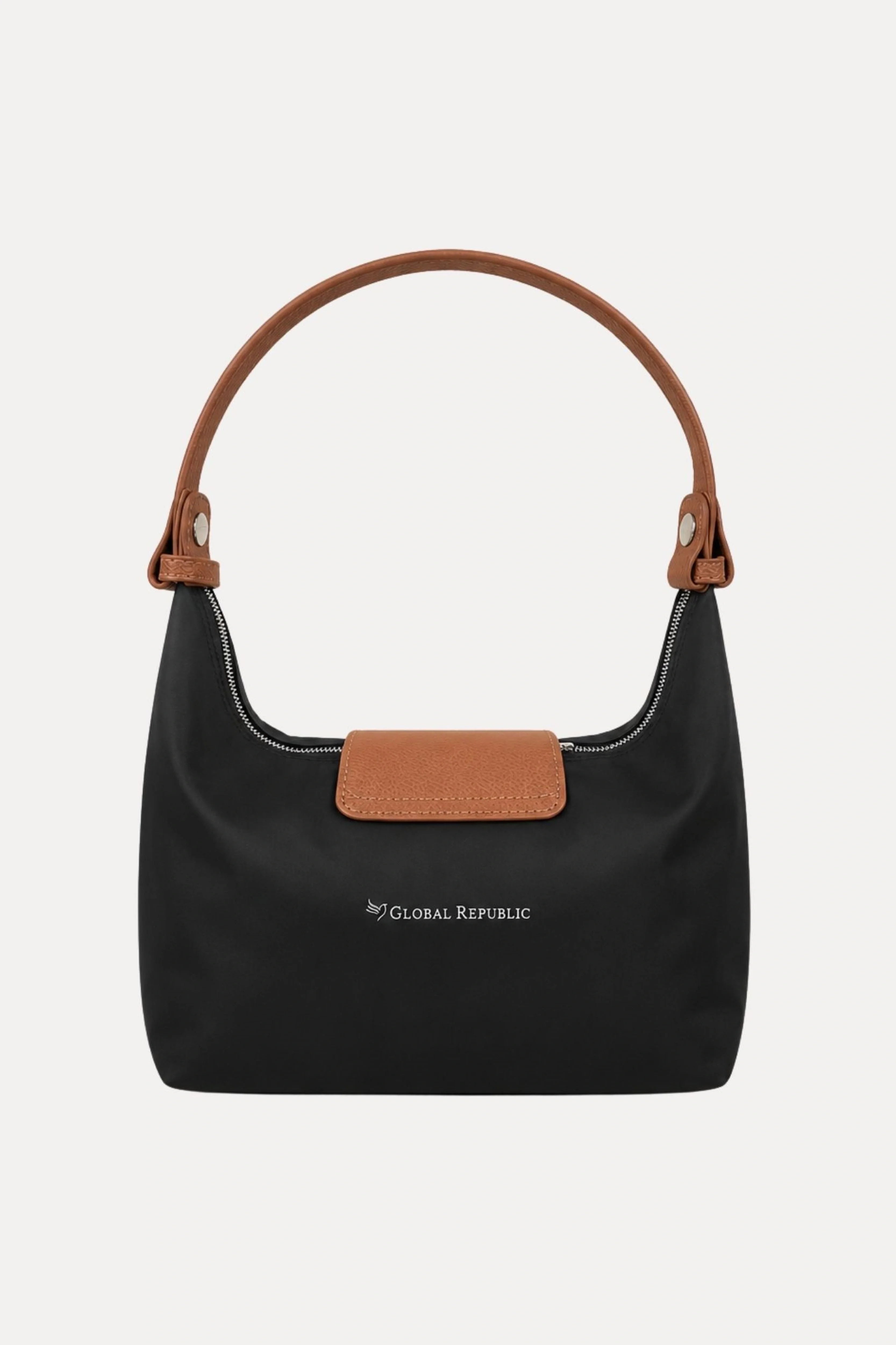 Mini Black Bag With Handle & Attachable Sling Strap-Global Republic
