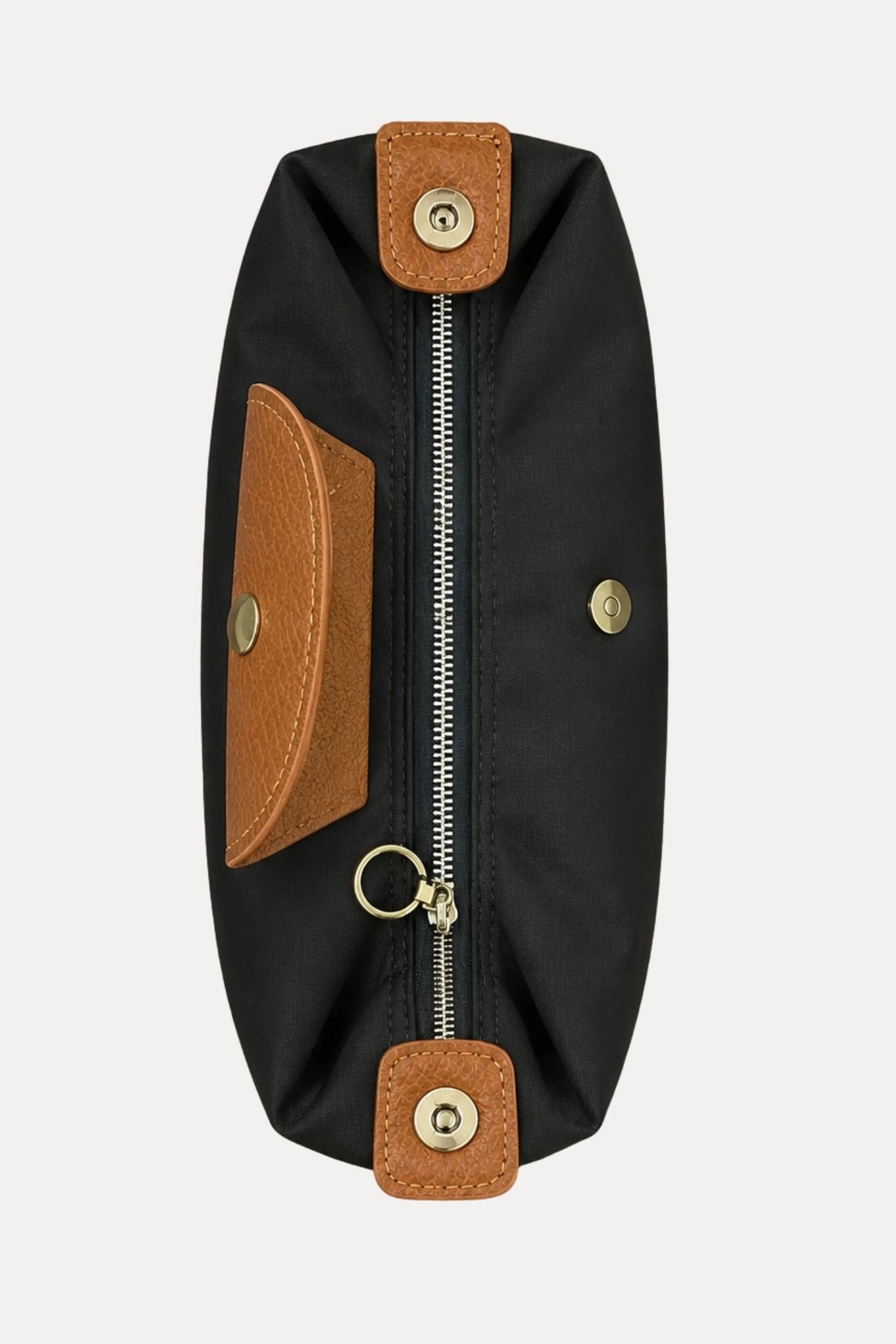 Mini Black Bag With Handle & Attachable Sling Strap-Global Republic