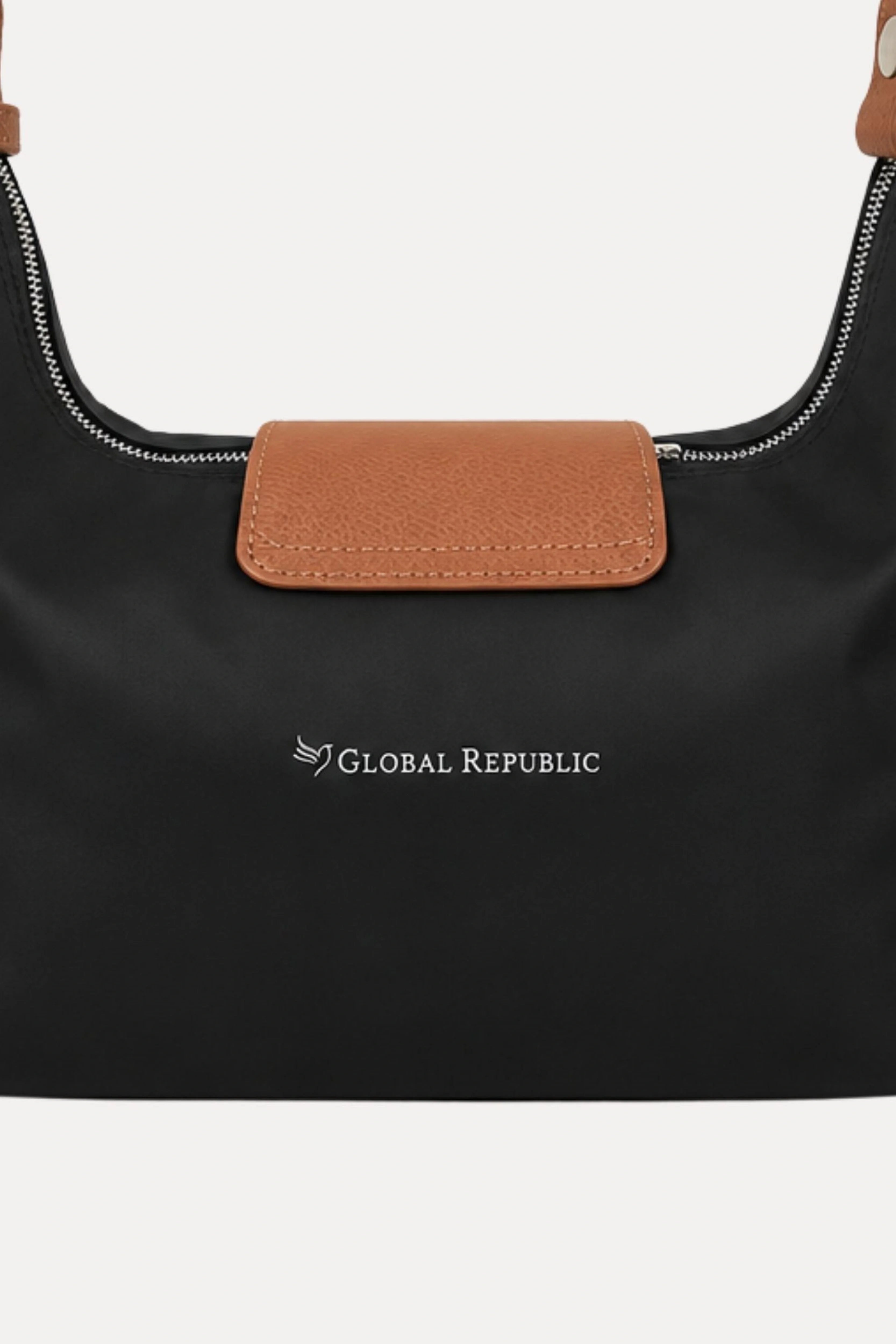 Mini Black Bag With Handle & Attachable Sling Strap-Global Republic