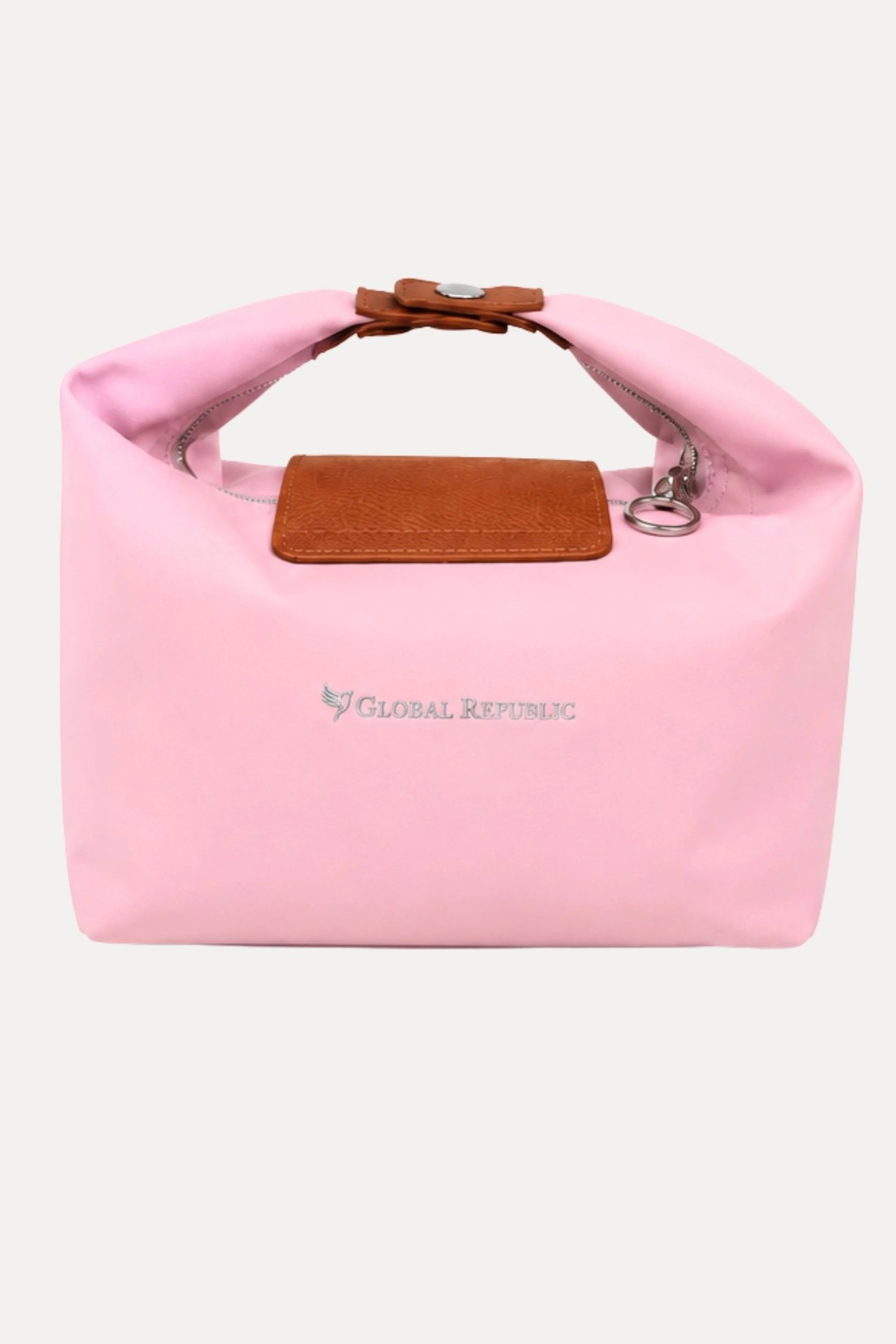Mini Pink Bag With Handle & Attachable Sling Strap-Global Republic